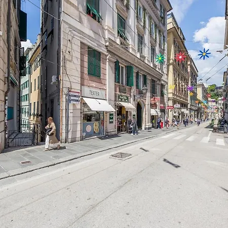 Casa Matilde, Chic&charme A 2 Passi Da De Ferrari - Metro Per Acquario Lejlighed *