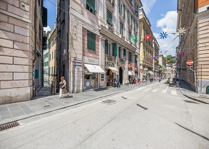 Casa Matilde, Chic&charme A 2 Passi Da De Ferrari - Metro Per Acquario Lejlighed *